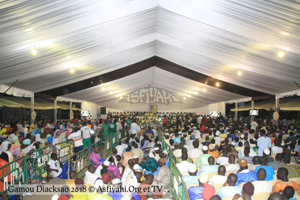PHOTOS - GAMOU DIACKSAO 2018 - Les Images de la Cérémonie officielle, présidée par Serigne Mbaye Sy Mansour, Khalif General des Tidianes, ce Samedi 21 Avril 2018  