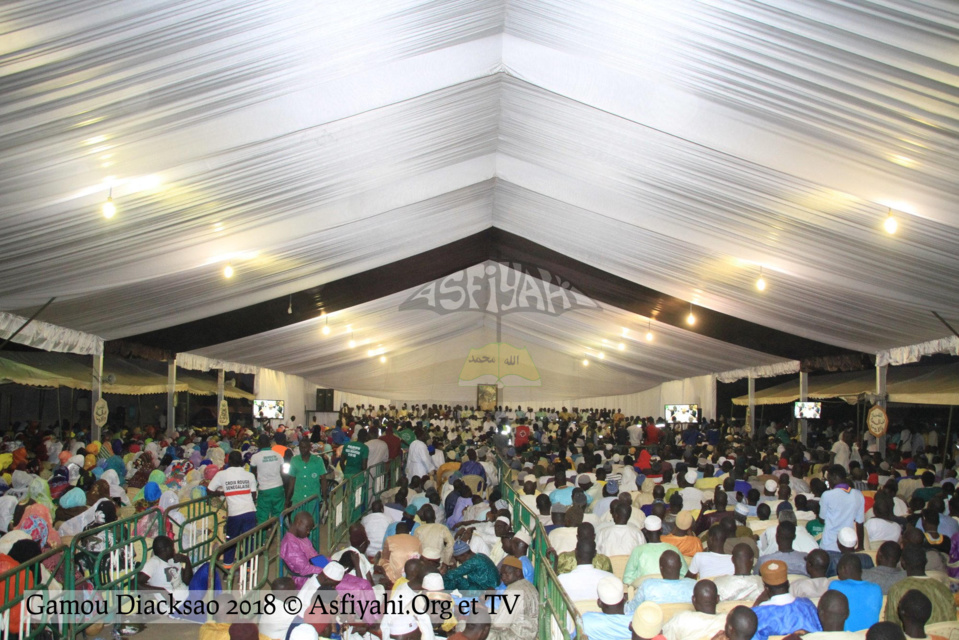 PHOTOS - GAMOU DIACKSAO 2018 - Les Images de la Cérémonie officielle, présidée par Serigne Mbaye Sy Mansour, Khalif General des Tidianes, ce Samedi 21 Avril 2018  