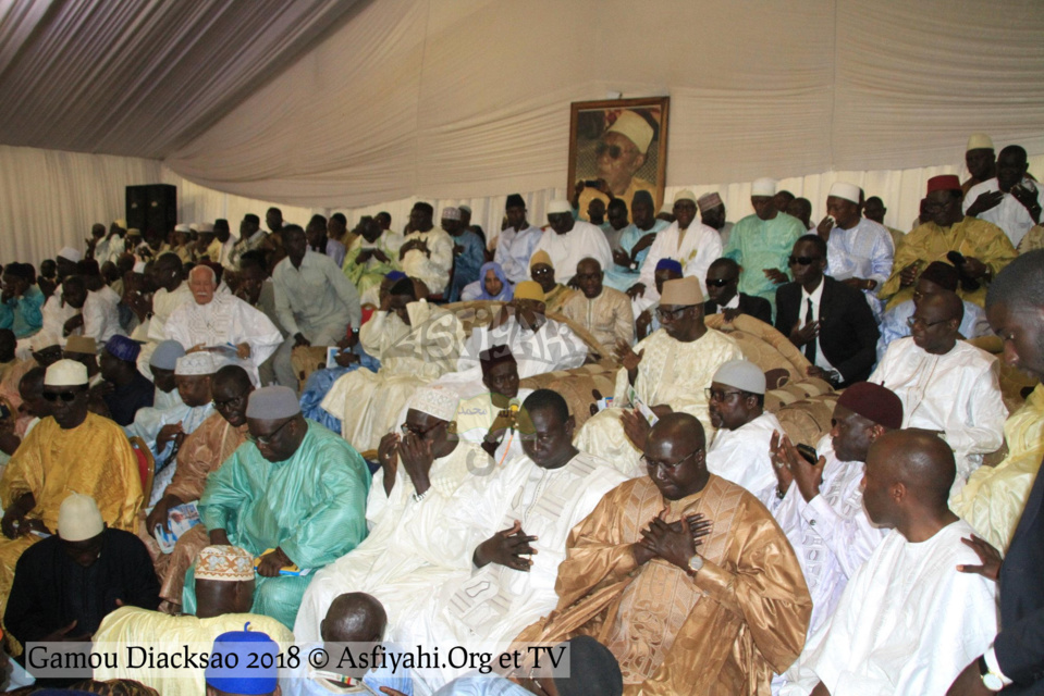 PHOTOS - GAMOU DIACKSAO 2018 - Les Images de la Cérémonie officielle, présidée par Serigne Mbaye Sy Mansour, Khalif General des Tidianes, ce Samedi 21 Avril 2018  