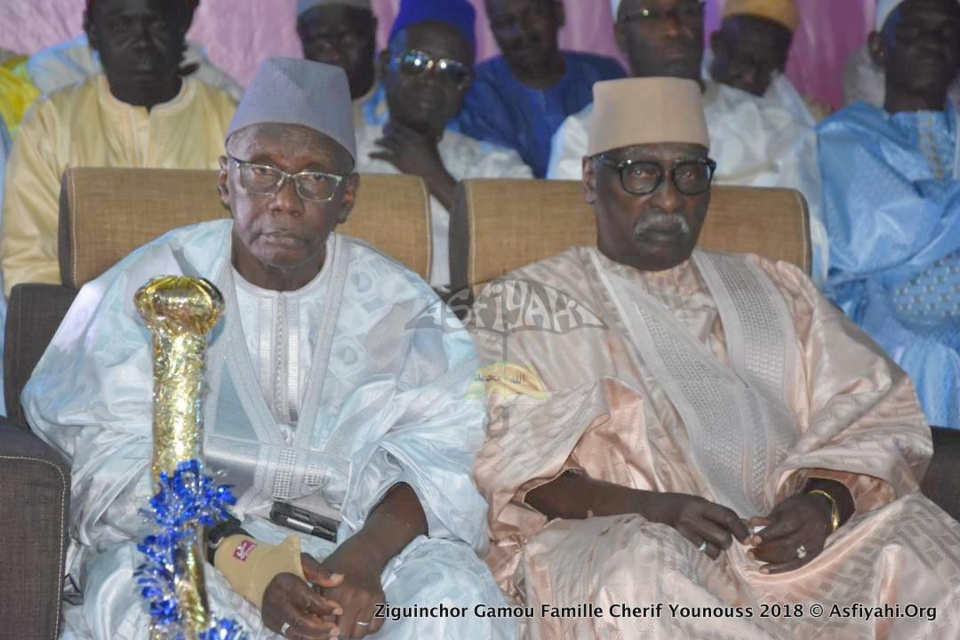 PHOTOS - ZIGUINCHOR - Le Khalif General des Tidianes Serigne Babacar Sy Mansour a presidé ce Samedi 28 Avril 2018, le Gamou annuel de la famille de Cherif Younouss Aidara, precisement de Cherif Bachir Aidara de Ziguinchor Santhiaba
