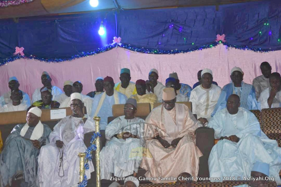 PHOTOS - ZIGUINCHOR - Le Khalif General des Tidianes Serigne Babacar Sy Mansour a presidé ce Samedi 28 Avril 2018, le Gamou annuel de la famille de Cherif Younouss Aidara, precisement de Cherif Bachir Aidara de Ziguinchor Santhiaba