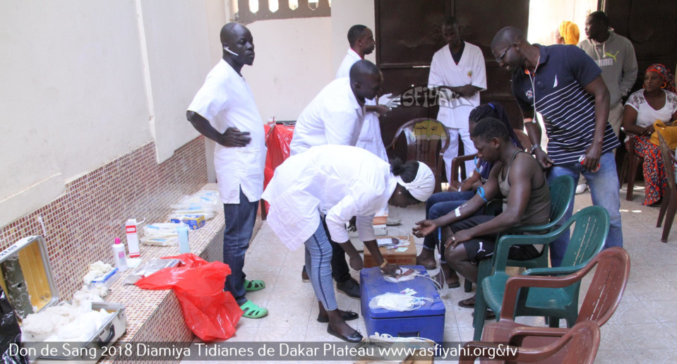PHOTOS - Les images du Don de Sang de la Jeunesse Tidiane de Dakar Plateau à la Résidence Serigne Babacar Sy