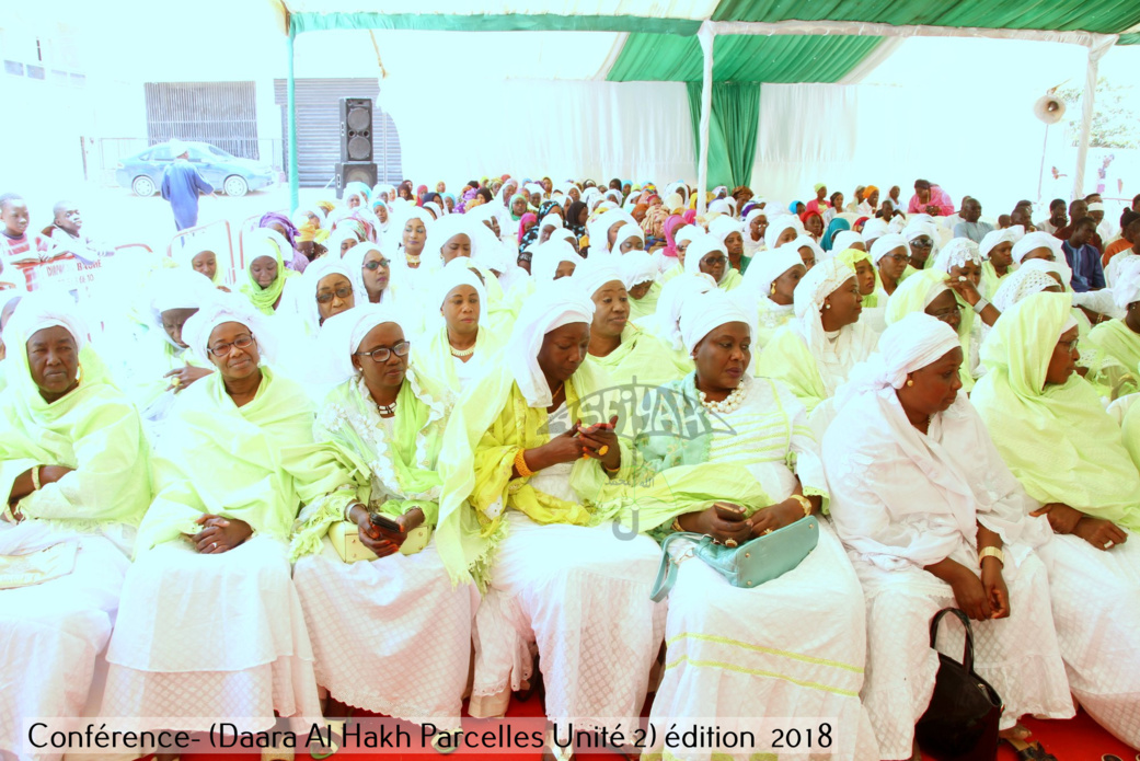 PHOTOS - PARCELLES ASSAINIES - Les images de la conférence 2018 du Daara Al Haqq de Oustaz Mouhamed Mbaye