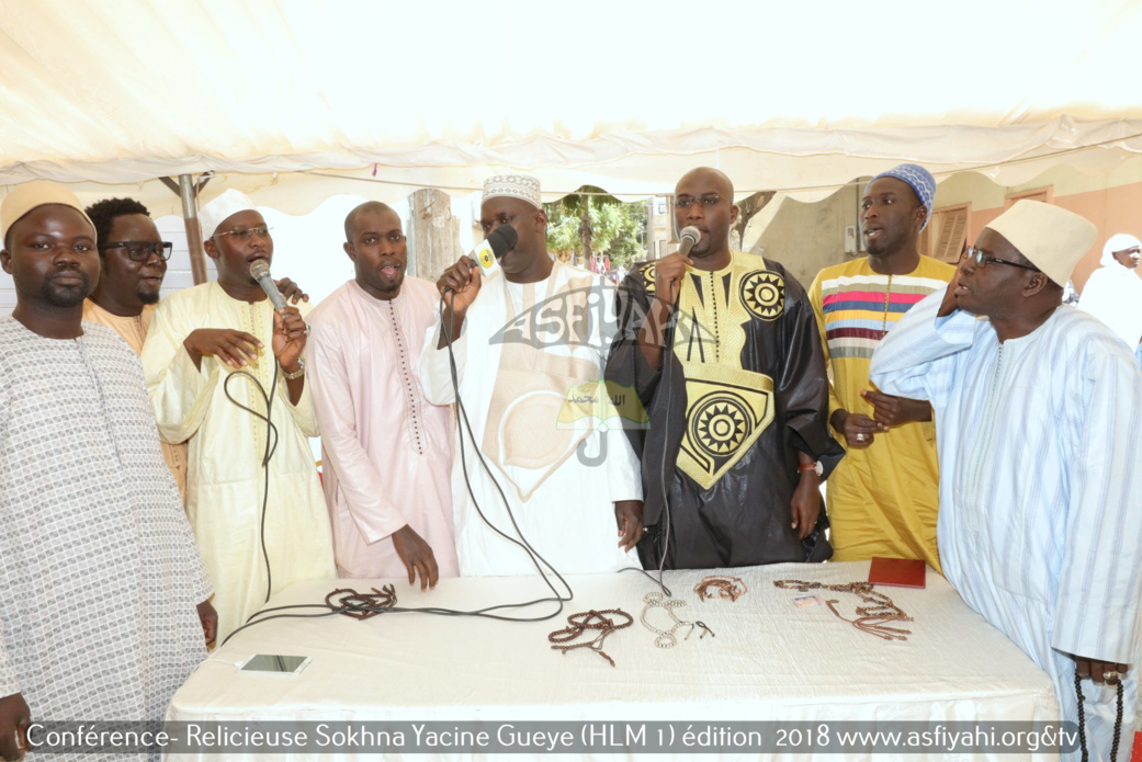 PHOTOS - HLM - Conférence Religieuse organisée par Sokhna Yacine Gueye animée par Oustaz Cheikh Tidiane Biteye 