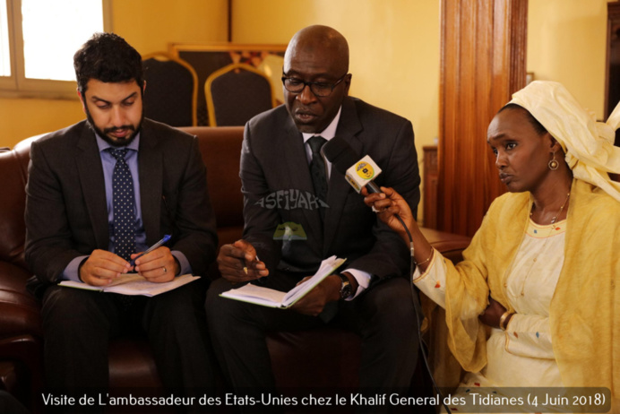 PHOTOS - L'ambassadeur des Etats-unies reçu par le Khalif Général des Tidianes Serigne Mbaye Sy Mansour: L'exception Sénégalaise, la lutte contre le Terrorisme au menu des échanges  