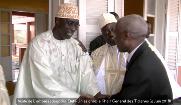 VIDEO - REPORTAGE - L'exception Sénégalaise, dialogue entre les religions et confréries, lutte contre le Terrorisme: L'ambassadeur des USA et Serigne Mbaye Sy Mansour délivrent un message de Paix Universel VIDEO - REPORTAGE - L'exception Sénégalaise, dialogue entre les religions et confréries, lutte contre le Terrorisme: L'ambassadeur des USA et Serigne Mbaye Sy Mansour délivrent un message de Paix Universel