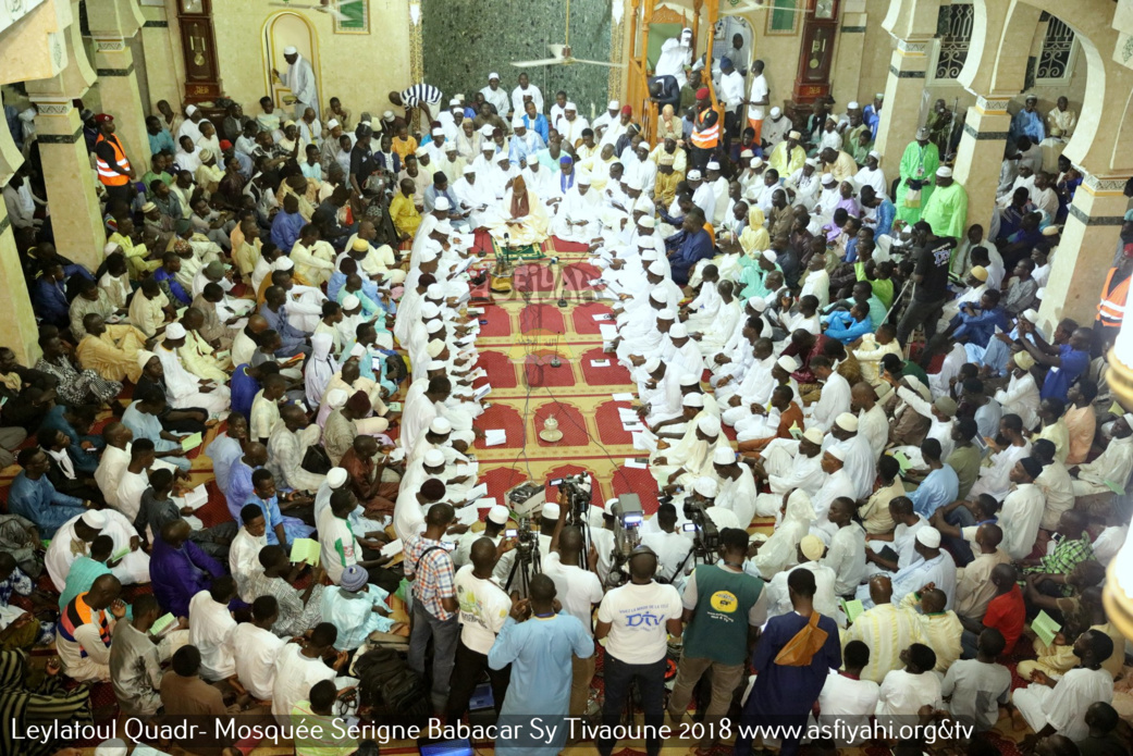 PHOTOS - TIVAOUANE - les Images de la Leylatoul Qadr 2018 à la Mosquée Serigne Babacar Sy sous la presidence de Serigne Pape Malick Sy