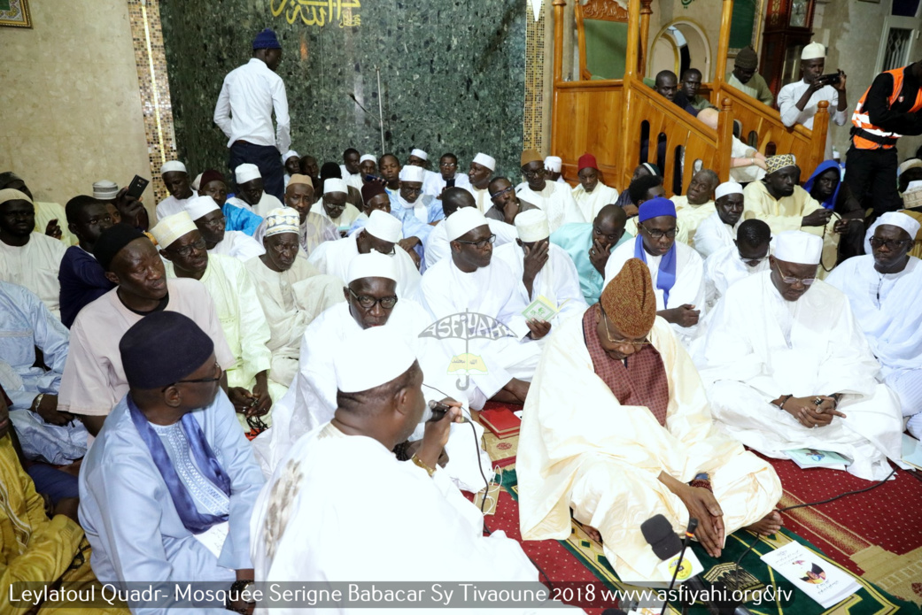 PHOTOS - TIVAOUANE - les Images de la Leylatoul Qadr 2018 à la Mosquée Serigne Babacar Sy sous la presidence de Serigne Pape Malick Sy