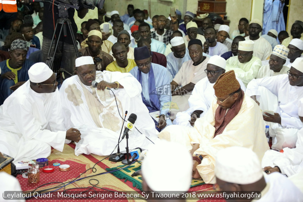 PHOTOS - TIVAOUANE - les Images de la Leylatoul Qadr 2018 à la Mosquée Serigne Babacar Sy sous la presidence de Serigne Pape Malick Sy
