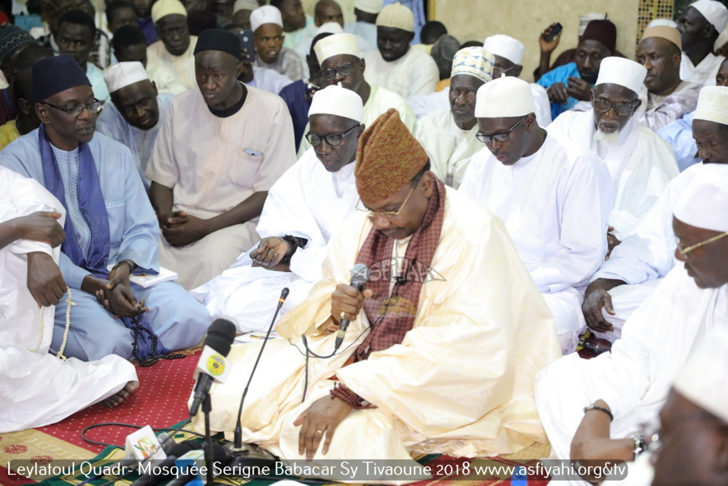 PHOTOS - TIVAOUANE - les Images de la Leylatoul Qadr 2018 à la Mosquée Serigne Babacar Sy sous la presidence de Serigne Pape Malick Sy