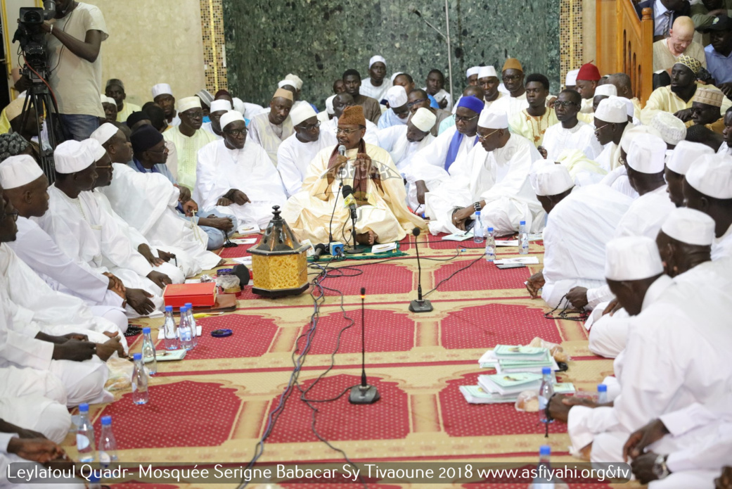 PHOTOS - TIVAOUANE - les Images de la Leylatoul Qadr 2018 à la Mosquée Serigne Babacar Sy sous la presidence de Serigne Pape Malick Sy