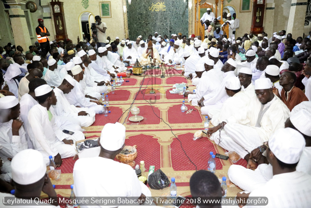 PHOTOS - TIVAOUANE - les Images de la Leylatoul Qadr 2018 à la Mosquée Serigne Babacar Sy sous la presidence de Serigne Pape Malick Sy