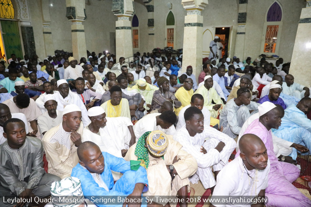 PHOTOS - TIVAOUANE - les Images de la Leylatoul Qadr 2018 à la Mosquée Serigne Babacar Sy sous la presidence de Serigne Pape Malick Sy