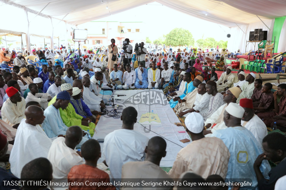 PHOTOS - TASSET (THIES) Inauguration du Complexe Islamique Serigne Khalifa Gaye 2018 - Les images de la Priere du Vendredi et de la Hadratoul Djumah