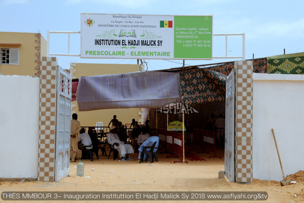 PHOTOS -  THIES - Les images de l'Inauguration de l'institut El Hadj Malick SY de Serigne Khalifa KEBE