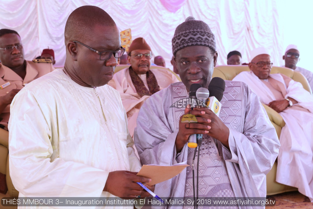 PHOTOS -  THIES - Les images de l'Inauguration de l'institut El Hadj Malick SY de Serigne Khalifa KEBE