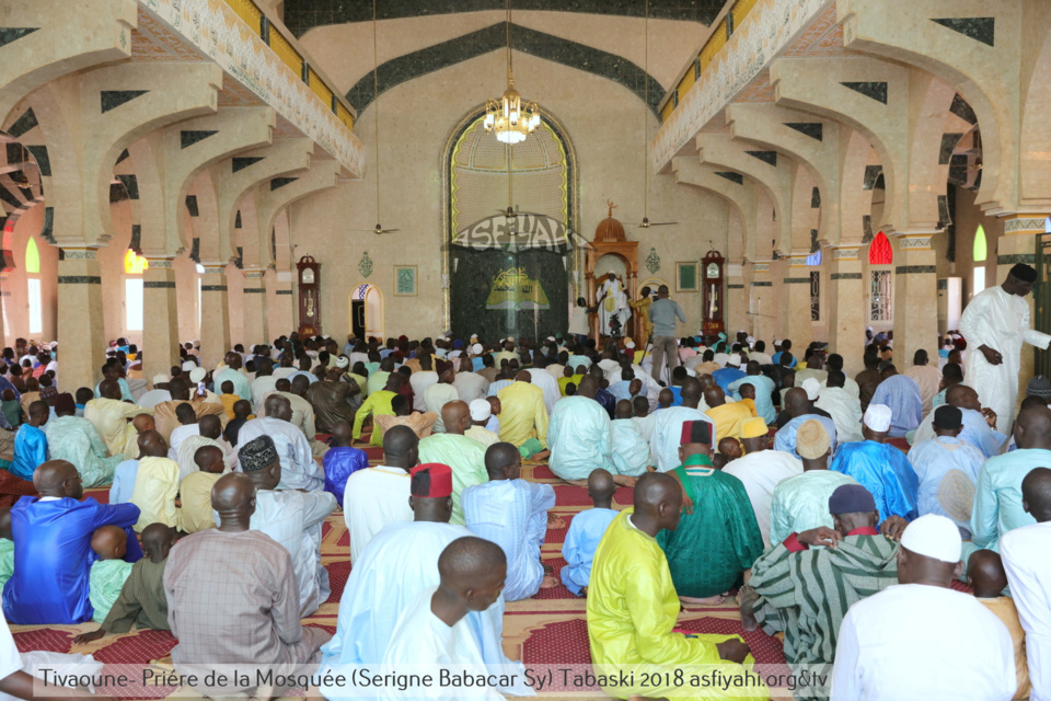 PHOTOS - TABASKI 2018 - Les Images de la Priere à la Mosquée Serigne Babacar Sy (rta)
