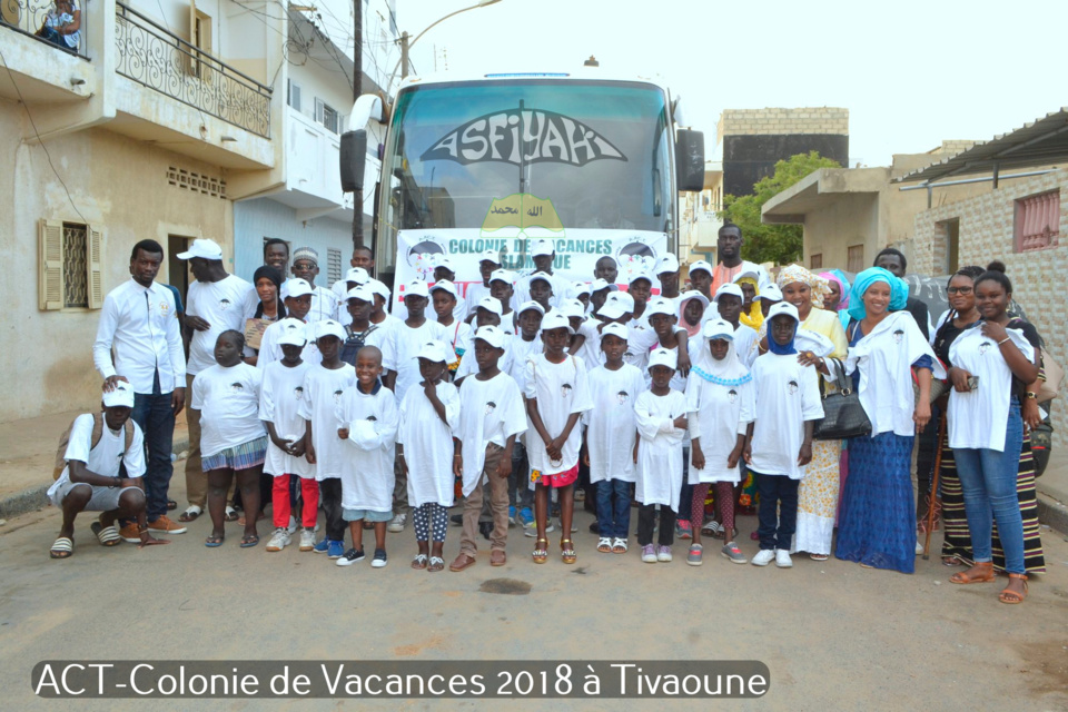 PHOTOS - TIVAOUANE 2018 -  Les Images de la Colonie de Vacances 2018 à Tivaouane de l'association Action Tidiane