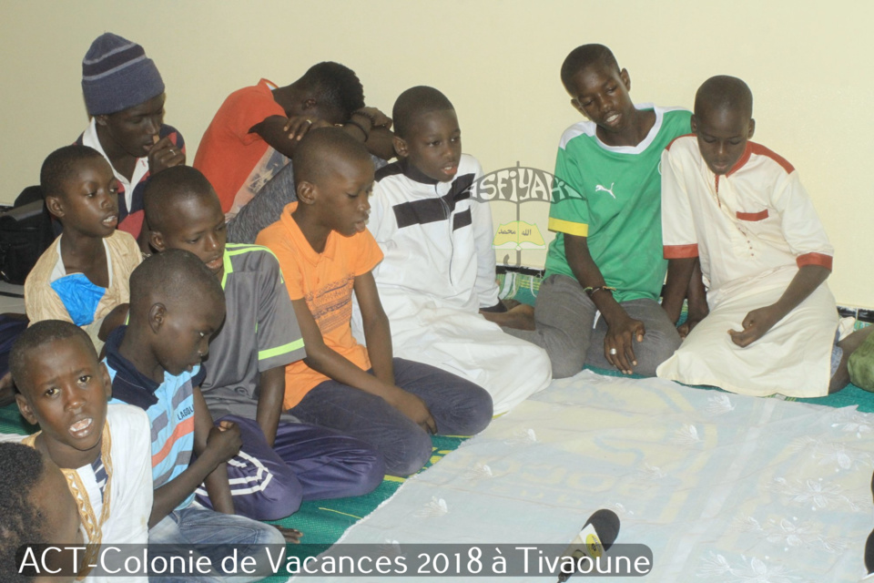 PHOTOS - TIVAOUANE 2018 -  Les Images de la Colonie de Vacances 2018 à Tivaouane de l'association Action Tidiane