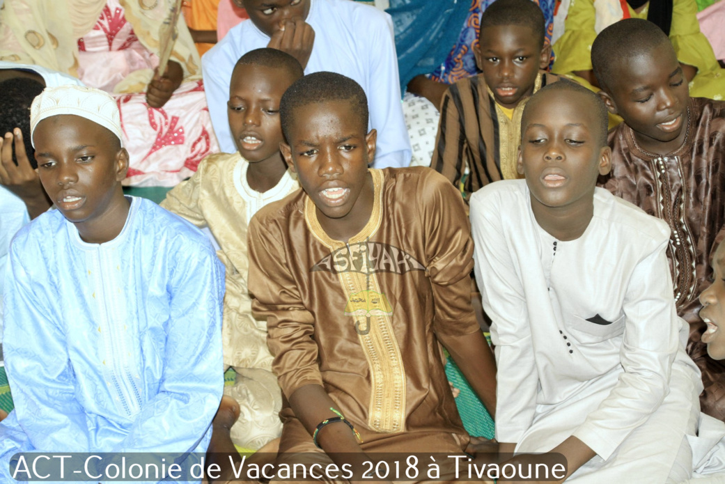 PHOTOS - TIVAOUANE 2018 -  Les Images de la Colonie de Vacances 2018 à Tivaouane de l'association Action Tidiane