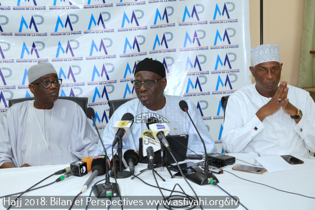 EN IMAGES - Point de Presse de la Délégation Générale au Pèlerinage aux Lieux saints de l'Islam du Sénégal: Hajj 2018 Bilan et Perspectives