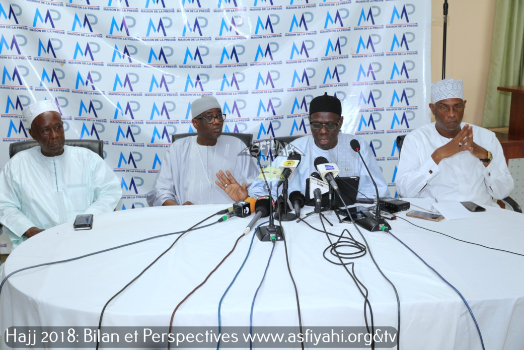EN IMAGES - Point de Presse de la Délégation Générale au Pèlerinage aux Lieux saints de l'Islam du Sénégal: Hajj 2018 Bilan et Perspectives