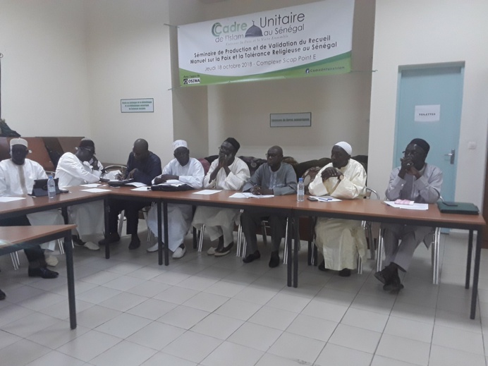 EN IMAGES - Séminaire de production et de validation du Recueil/Manuel sur la paix et la tolérance religieuse au Sénégal EN IMAGES - Séminaire de production et de validation du Recueil/Manuel sur la paix et la tolérance religieuse au Sénégal