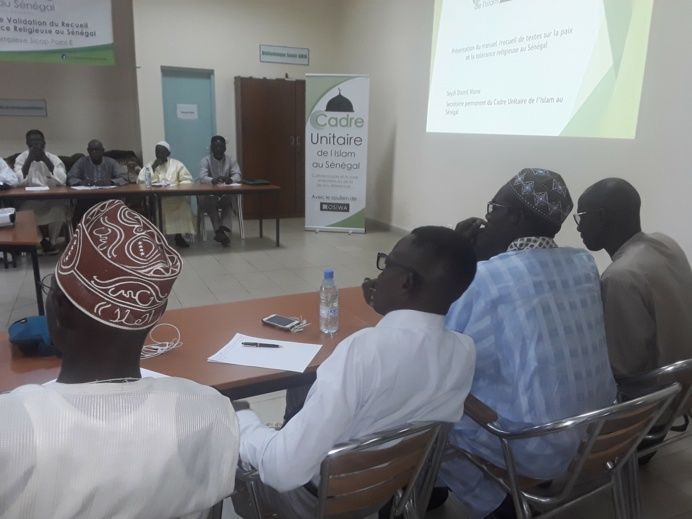 EN IMAGES - Séminaire de production et de validation du Recueil/Manuel sur la paix et la tolérance religieuse au Sénégal EN IMAGES - Séminaire de production et de validation du Recueil/Manuel sur la paix et la tolérance religieuse au Sénégal