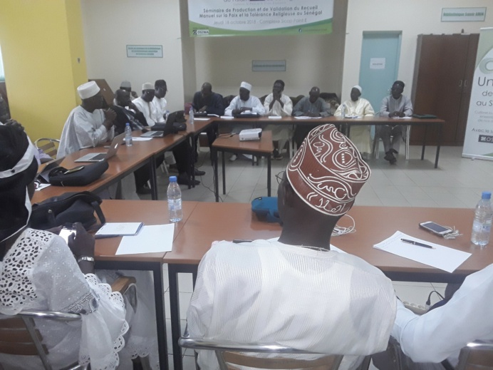 EN IMAGES - Séminaire de production et de validation du Recueil/Manuel sur la paix et la tolérance religieuse au Sénégal EN IMAGES - Séminaire de production et de validation du Recueil/Manuel sur la paix et la tolérance religieuse au Sénégal