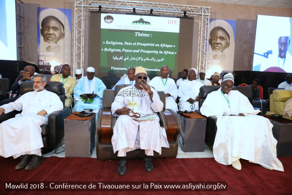 PHOTOS - Les Images de la conférence internationale co-organisée par la Cellule Zawiya Tijaniyya et International Interfaith Peace corps (IIPC), sur le thème «  Religions, Paix et prospérité en Afrique »