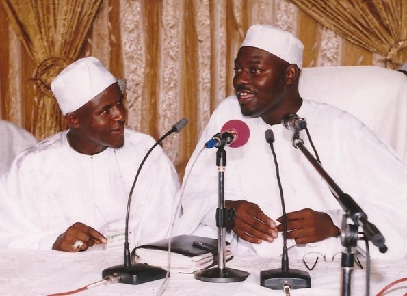 Sergne Moustapha Sy Abdou en Compagnie de Imam Khalifa Babacar Ndiaye President du Dahira