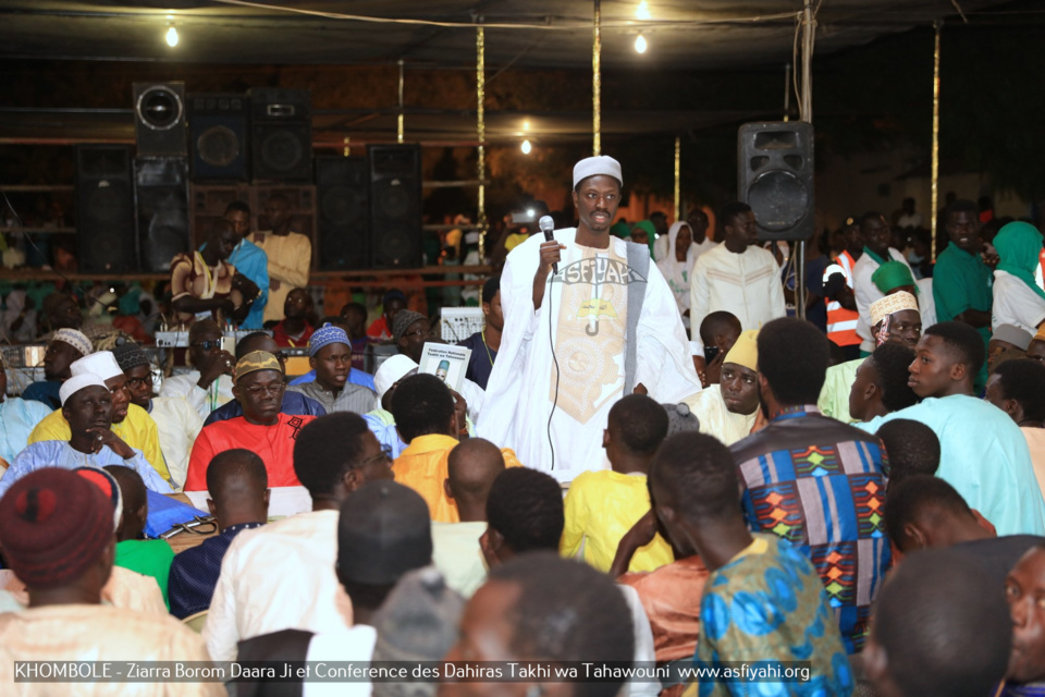 PHOTOS -KHOMBOLE : Les Images de la Ziarra Borom Daara Ji et Conference des Dahiras Takhi Wa Tahawouni , Samedi 13 Avril 2019