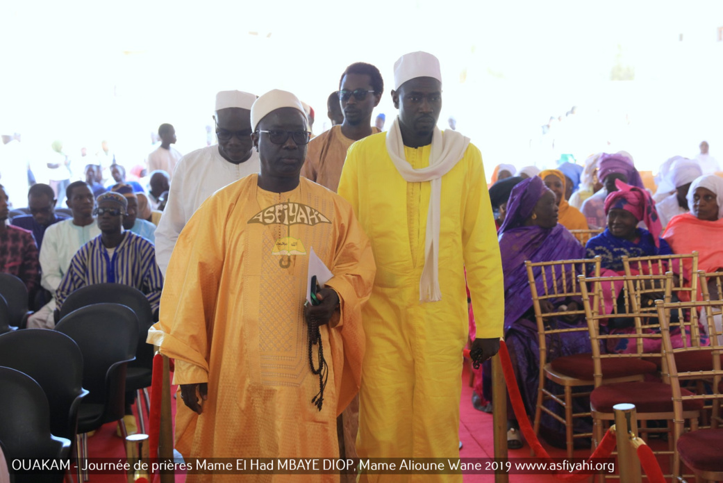 PHOTOS - OUAKAM - Les Images de la Cérémonie de de Clôture de la Journée de prières des familles Mame El Had MBAYE DIOP, Mame Alioune WANE 2019, présidée par Serigne Babacar SY Mansour, Khalif General des Tidianes 