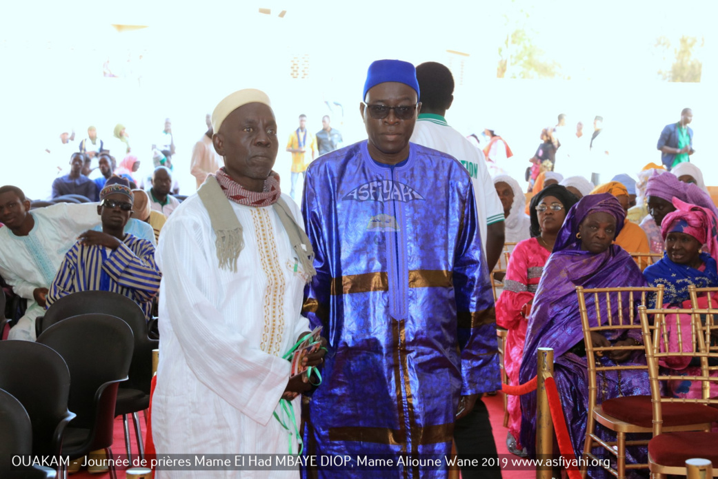 PHOTOS - OUAKAM - Les Images de la Cérémonie de de Clôture de la Journée de prières des familles Mame El Had MBAYE DIOP, Mame Alioune WANE 2019, présidée par Serigne Babacar SY Mansour, Khalif General des Tidianes 