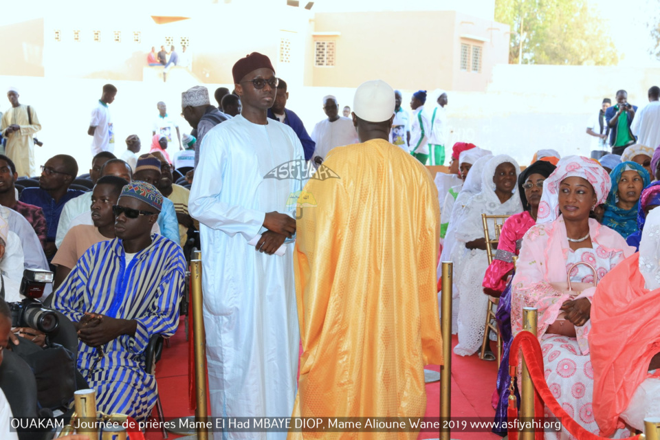 PHOTOS - OUAKAM - Les Images de la Cérémonie de de Clôture de la Journée de prières des familles Mame El Had MBAYE DIOP, Mame Alioune WANE 2019, présidée par Serigne Babacar SY Mansour, Khalif General des Tidianes 