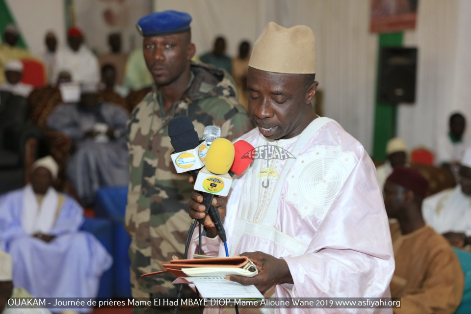 PHOTOS - OUAKAM - Les Images de la Cérémonie de de Clôture de la Journée de prières des familles Mame El Had MBAYE DIOP, Mame Alioune WANE 2019, présidée par Serigne Babacar SY Mansour, Khalif General des Tidianes 