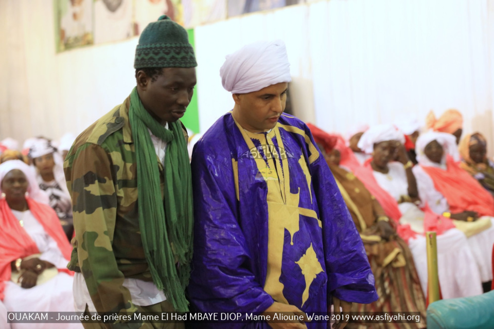 PHOTOS - OUAKAM - Les Images de la Cérémonie de de Clôture de la Journée de prières des familles Mame El Had MBAYE DIOP, Mame Alioune WANE 2019, présidée par Serigne Babacar SY Mansour, Khalif General des Tidianes 