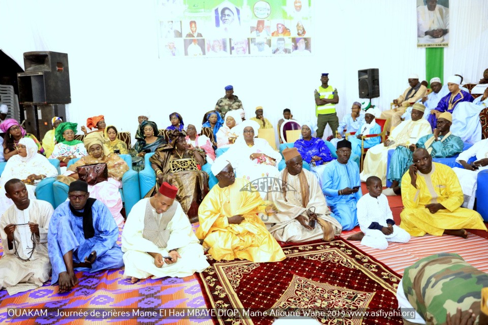 PHOTOS - OUAKAM - Les Images de la Cérémonie de de Clôture de la Journée de prières des familles Mame El Had MBAYE DIOP, Mame Alioune WANE 2019, présidée par Serigne Babacar SY Mansour, Khalif General des Tidianes 