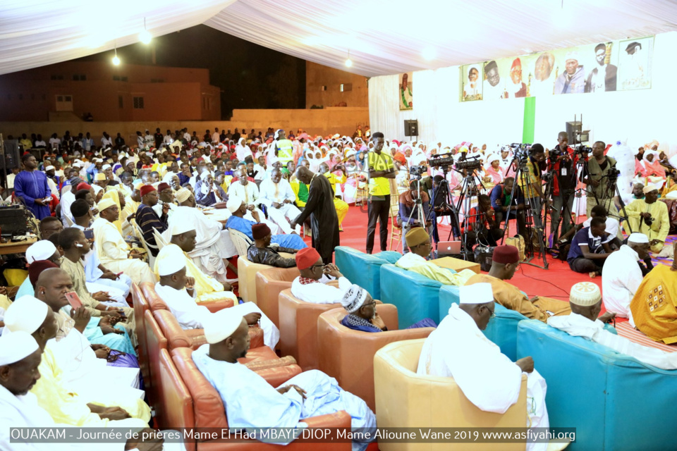 PHOTOS - OUAKAM - Les Images de la Cérémonie de de Clôture de la Journée de prières des familles Mame El Had MBAYE DIOP, Mame Alioune WANE 2019, présidée par Serigne Babacar SY Mansour, Khalif General des Tidianes 
