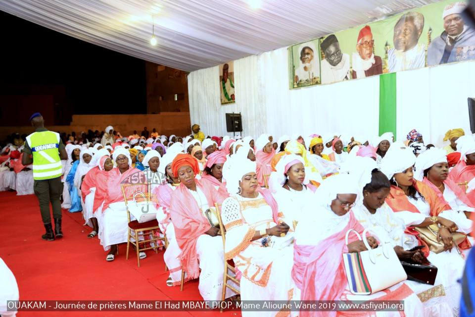 PHOTOS - OUAKAM - Les Images de la Cérémonie de de Clôture de la Journée de prières des familles Mame El Had MBAYE DIOP, Mame Alioune WANE 2019, présidée par Serigne Babacar SY Mansour, Khalif General des Tidianes 