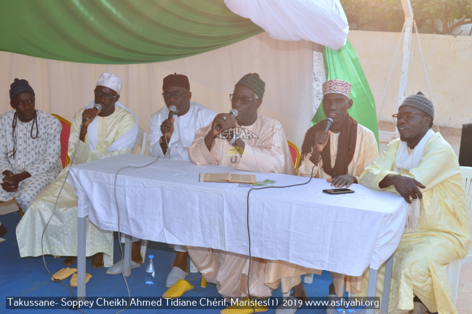PHOTOS - MARISTES - Les Images du Takussan Cheikh du Sopey Cheikh Ahmed Tidiane Chérif (rta) présidé par Serigne Mbaye Sy Abdou2019 