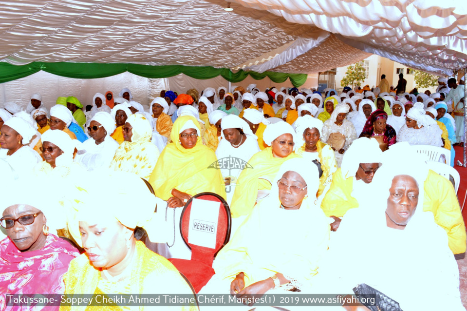 PHOTOS - MARISTES - Les Images du Takussan Cheikh du Sopey Cheikh Ahmed Tidiane Chérif (rta) présidé par Serigne Mbaye Sy Abdou2019 