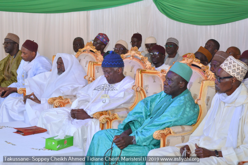 PHOTOS - MARISTES - Les Images du Takussan Cheikh du Sopey Cheikh Ahmed Tidiane Chérif (rta) présidé par Serigne Mbaye Sy Abdou2019 
