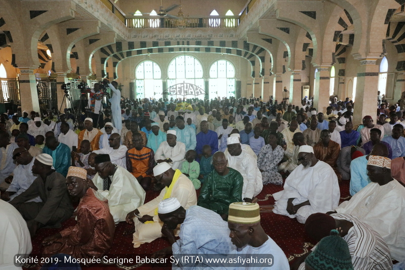 PHOTOS - KORITE 2019 À TIVAOUANE - Les Images de la Priére de L'Eid El Fitr à la Mosquée Serigne Babacar SY (rta) dirigée par Imam Moussa DIop