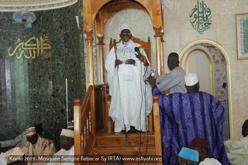 PHOTOS - KORITE 2019 À TIVAOUANE - Les Images de la Priére de L'Eid El Fitr à la Mosquée Serigne Babacar SY (rta) dirigée par Imam Moussa DIop