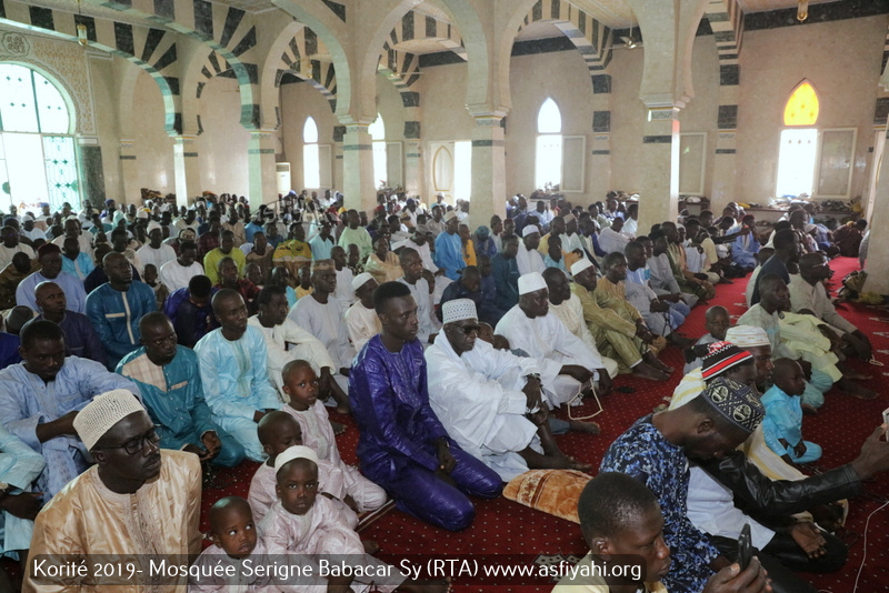 PHOTOS - KORITE 2019 À TIVAOUANE - Les Images de la Priére de L'Eid El Fitr à la Mosquée Serigne Babacar SY (rta) dirigée par Imam Moussa DIop