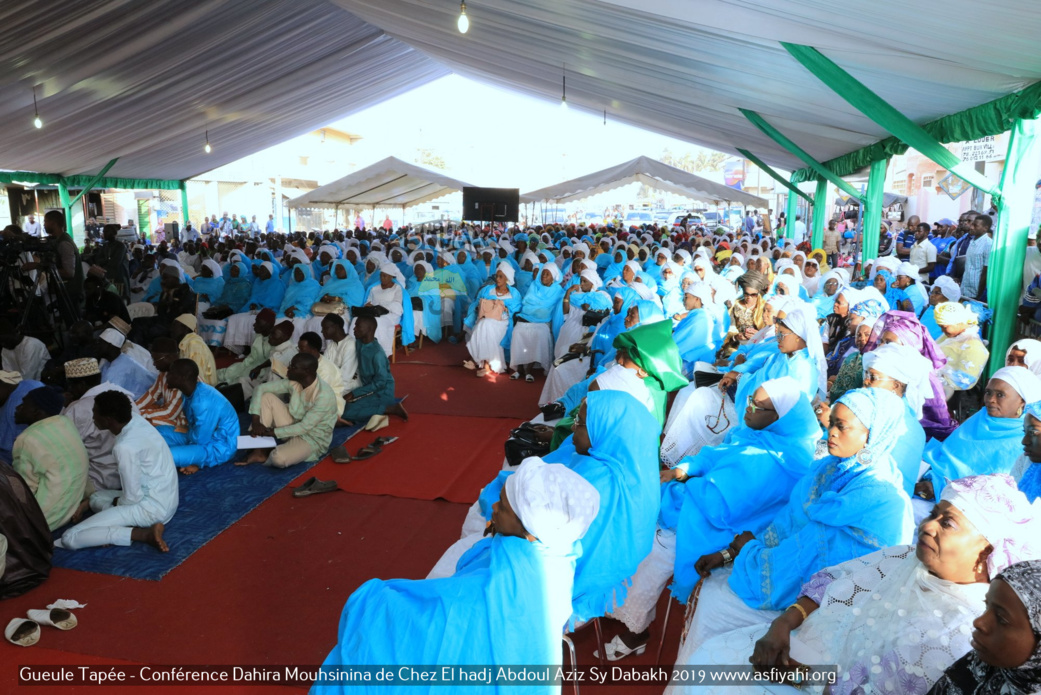 PHOTOS - Gueule Tapée - Les Images de la Conférence Ramadan 2019, Dahira Mouhsinina wal Mouhsinaty de Chez El hadj Abdoul Aziz Sy Dabakh (rta)