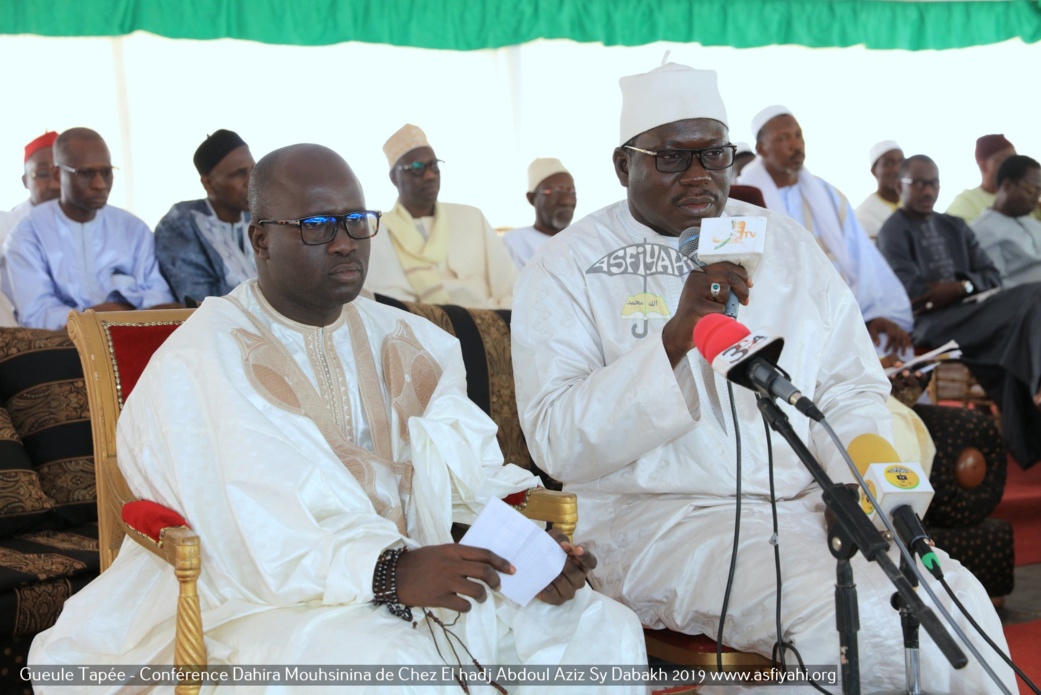 PHOTOS - Gueule Tapée - Les Images de la Conférence Ramadan 2019, Dahira Mouhsinina wal Mouhsinaty de Chez El hadj Abdoul Aziz Sy Dabakh (rta)