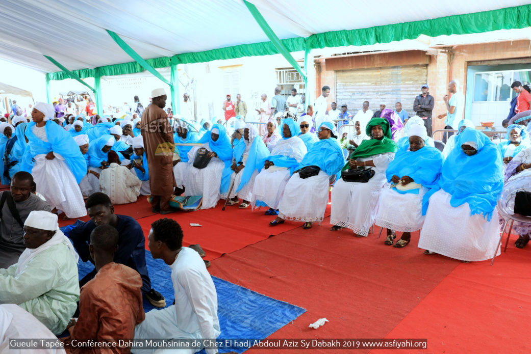 PHOTOS - Gueule Tapée - Les Images de la Conférence Ramadan 2019, Dahira Mouhsinina wal Mouhsinaty de Chez El hadj Abdoul Aziz Sy Dabakh (rta)