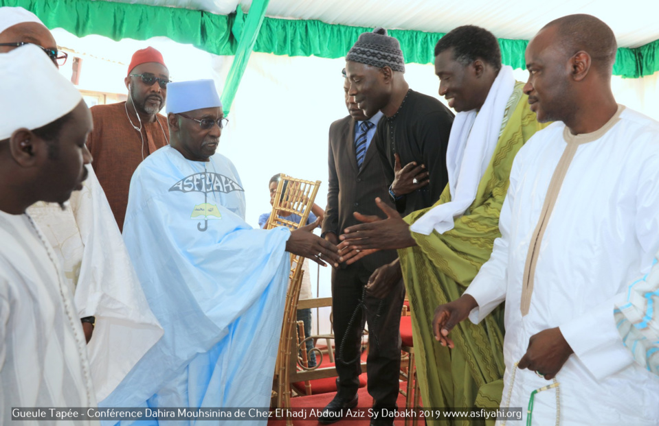 PHOTOS - Gueule Tapée - Les Images de la Conférence Ramadan 2019, Dahira Mouhsinina wal Mouhsinaty de Chez El hadj Abdoul Aziz Sy Dabakh (rta)